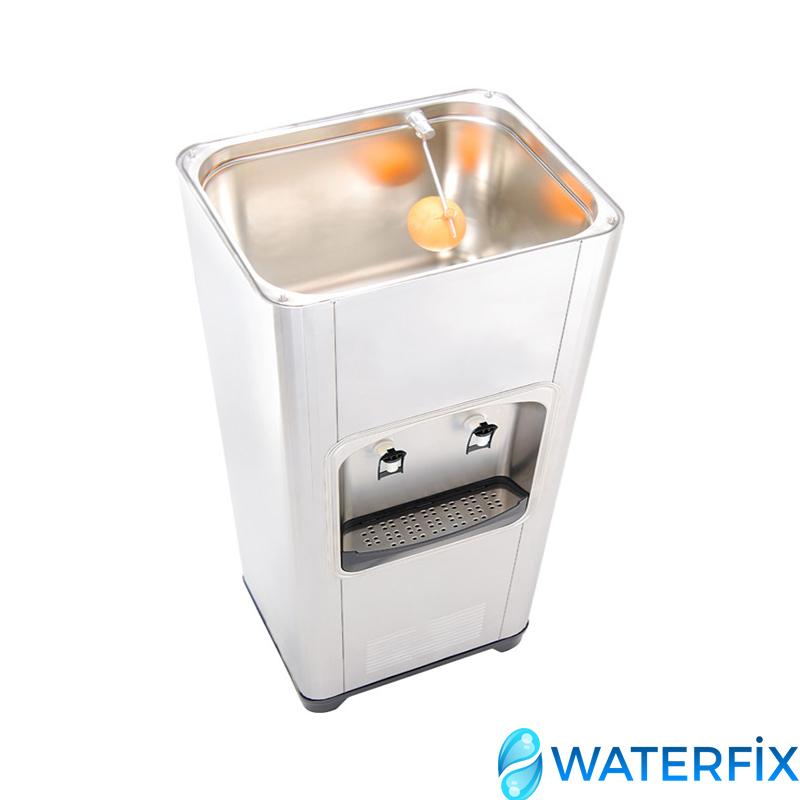 Waterfix Caritas Paslanmaz Pompalı 75 GPD Arıtmalı Soğuk Su Sebili