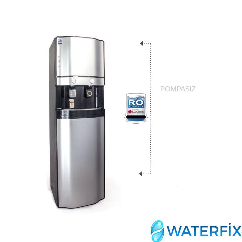 Waterfix Pompasız Metal Arıtmalı Su Sebili